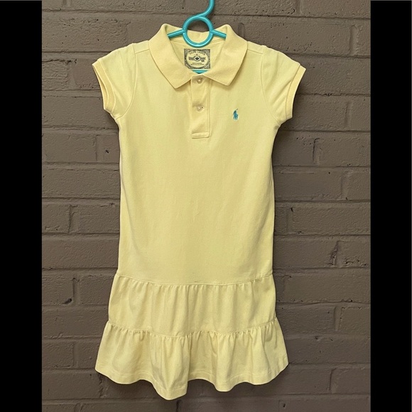 Ralph Lauren Yellow Polo Dress 6 - Picture 1 of 5